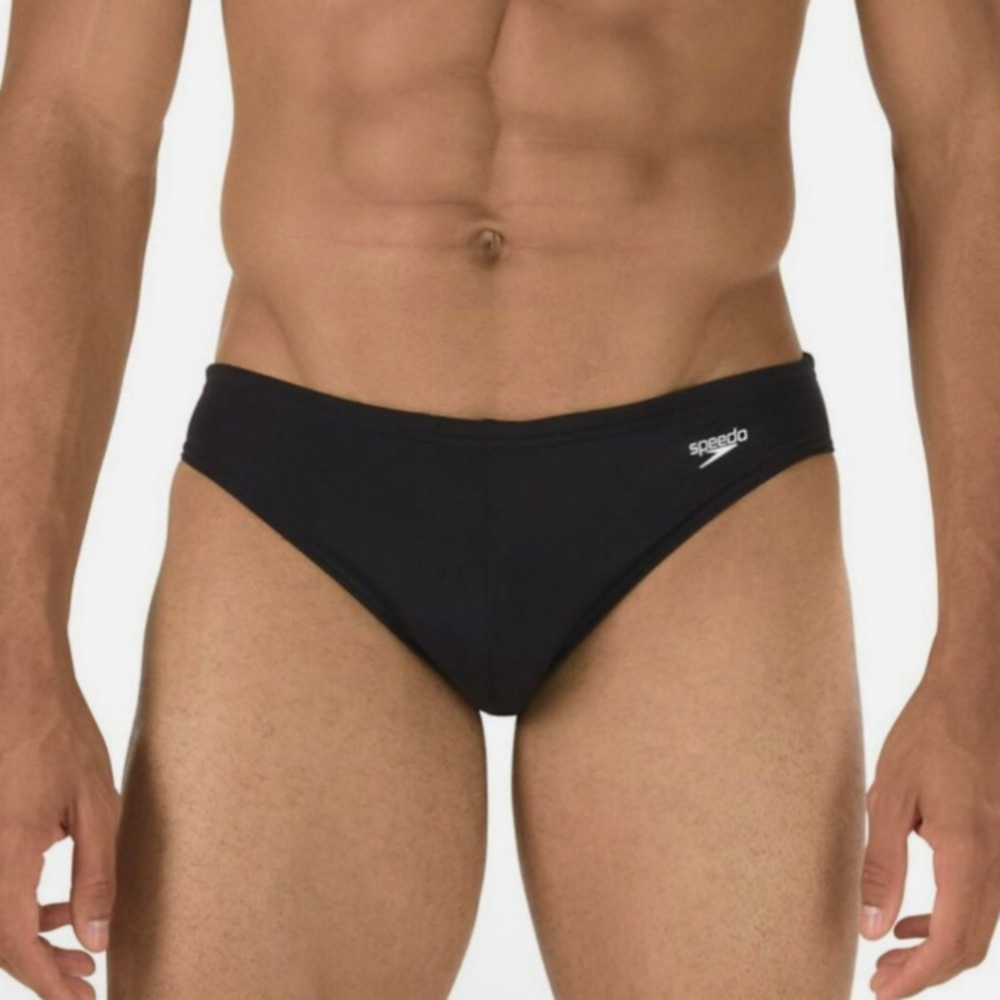 Speedo Men's Black Swim Briefs